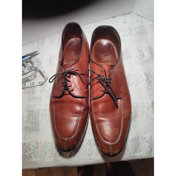 Allen Edmonds LaSalle Brown Leather Lace up Dress Derby‎ Brown Size US Men's 12D - Picture 15 of 16